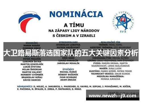 大卫路易斯落选国家队的五大关键因素分析